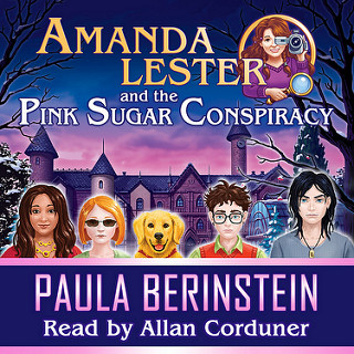 audiobook cover Amanda Lester and the Pink Sugar Conspiracy