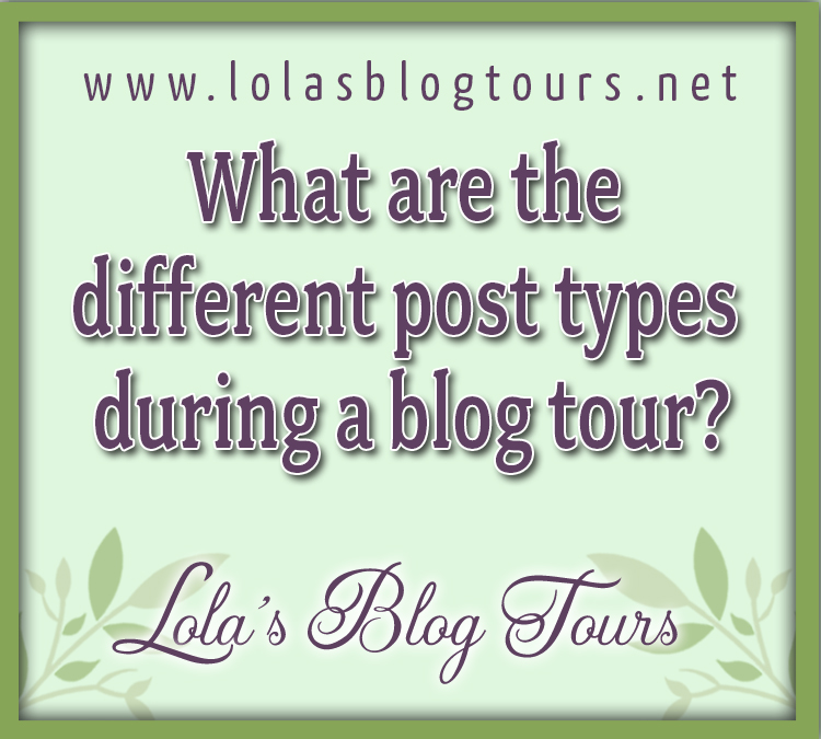 What are the different post types during a blog tour?